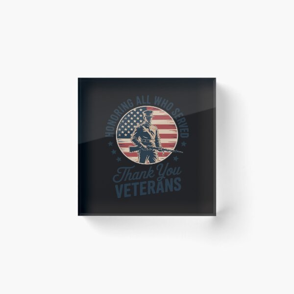 Item preview, Honoring All Who Served Thank You Veterans Day US Veterans designed and sold by Silicula.