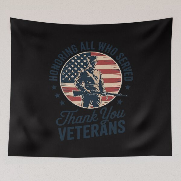 Item preview, Honoring All Who Served Thank You Veterans Day US Veterans designed and sold by Silicula.