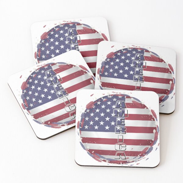 Item preview, AMERICA FLAGS CIRCLE designed and sold by Arramavis.