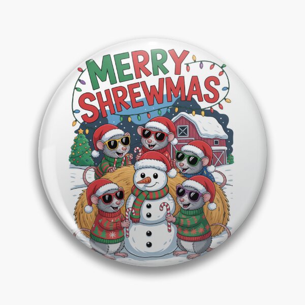 Item preview, Christmas Shrew T-Shirt – Kawaii Holiday Mouse Design, Funny Winter Animal Tee, Cute Xmas Gift Idea for Kids & Adults designed and sold by kaka8888.