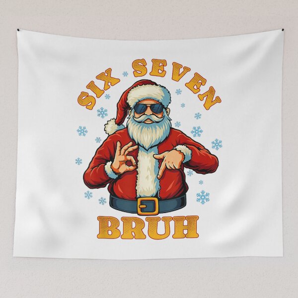 Item preview, Santa Bruh Six Seven Meme designed and sold by Teresa Lindsey.