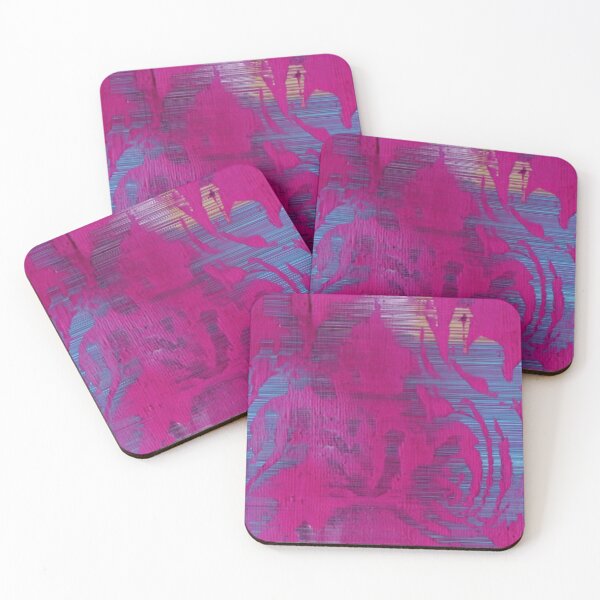 Item preview, geometric pink surface pattern 4th designed and sold by JeniSeny.