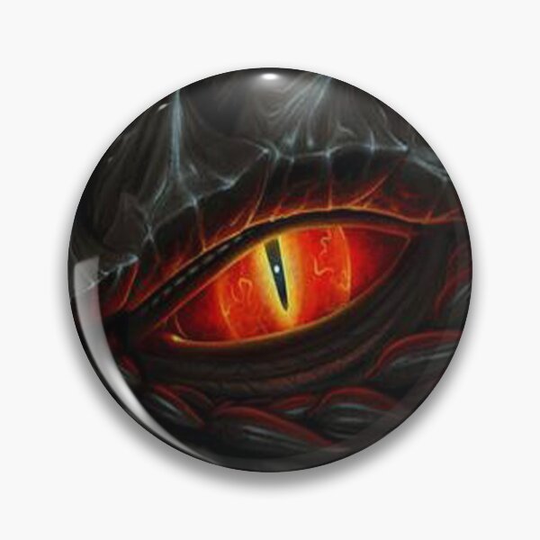 Item preview, Black Dragon Eye - Epic Fantasy Creature Red Glowing Slit Pupil Dark Scales designed and sold by leen12 Art Designs Prints.