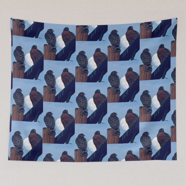 Item preview, Hawks at Moonrise designed and sold by TrisaThyme.
