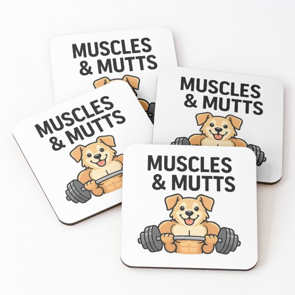 Item preview, Muscles & Mutts designed and sold by ThrottleQueen.