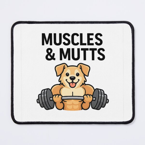 Item preview, Muscles & Mutts designed and sold by ThrottleQueen.
