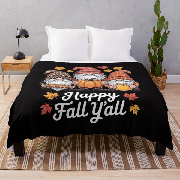 Item preview, Happy Fall Y'all Gnome Pumpkin Autumn Thanksgiving Men Women designed and sold by GalaFunny.