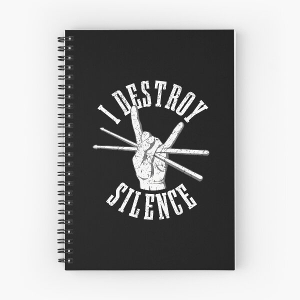 Item preview, I Destroy Silence  Drummer Drumming designed and sold by RuthSheila.