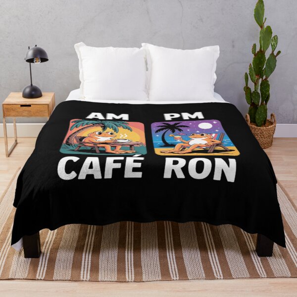 Item preview, AM Café PM Ron Puerto Rican Humor Coffee & Rum designed and sold by ryukaizox1.