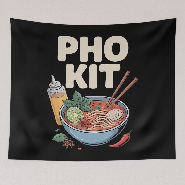 Item preview, Pho Kit Vietnamese Noodle Soup Bowl Herbs Lime Chili designed and sold by SheilaAnjelica.