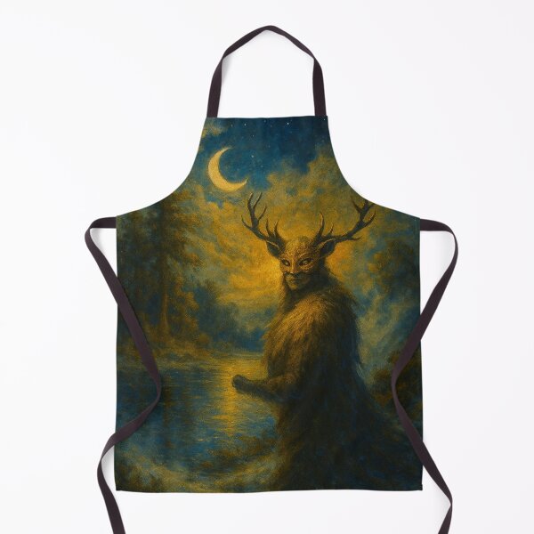 Item preview, The Antlered Oracle of Moonmirror Lake designed and sold by afrancisCL.
