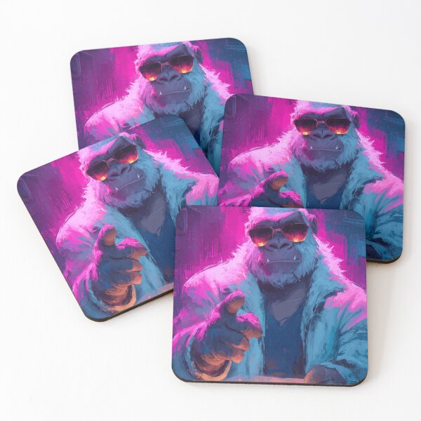 Item preview, Midnight Pizza Boss Gorilla designed and sold by ArgentoArt.