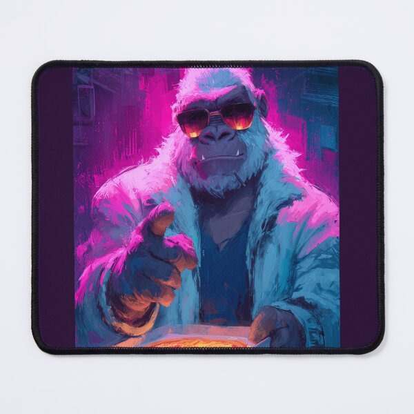 Item preview, Midnight Pizza Boss Gorilla designed and sold by ArgentoArt.