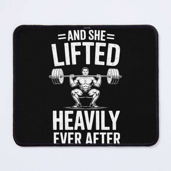 Item preview, and She Lifted Heavily Ever After Gym Motivation designed and sold by Rotasiin.