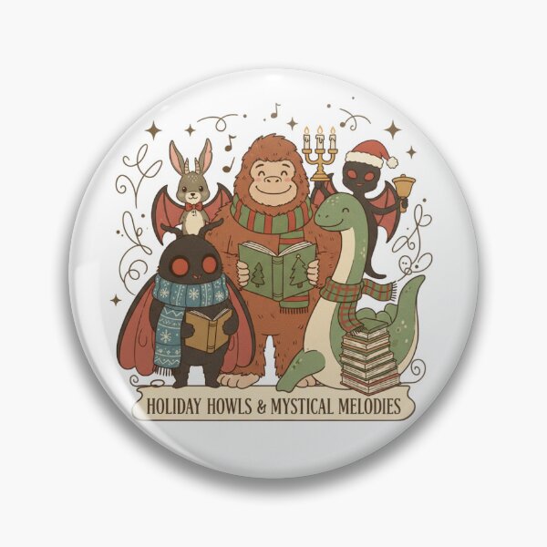 Item preview, Holiday Howls & Mystical Melodies designed and sold by CryptidCharm.