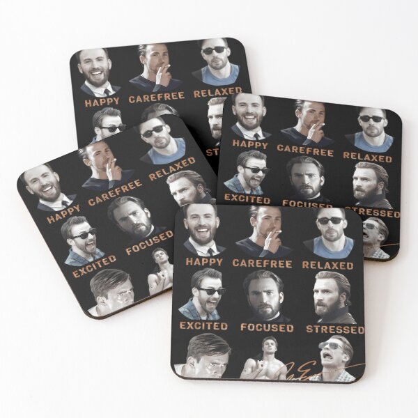 Item preview, Chris-Evans---Funny-Feelings designed and sold by MichaelFranks.