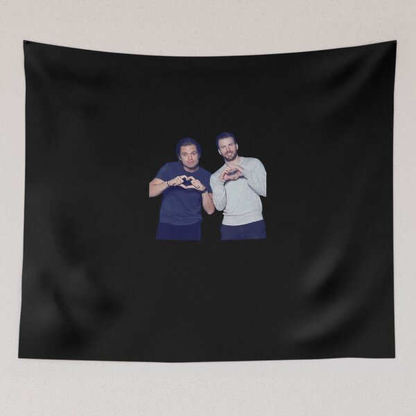 Item preview, Chris-Evans--Sebastian-Stan-Hearts designed and sold by MichaelFranks.