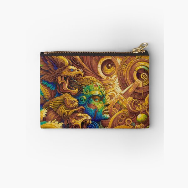 Item preview, Sunstone Guardian of the Dawn | Mythic Mesoamerican-Inspired Solar Mural designed and sold by TheOuroborean.