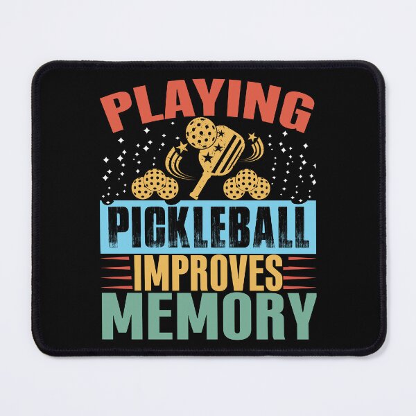 Item preview, Playing Pickleball Improves Memory Funny Sports Distressed designed and sold by Nocturnal-Vines.