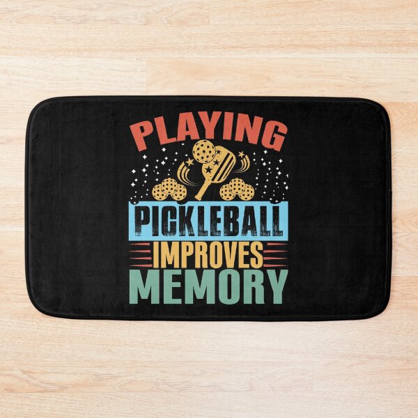 Item preview, Playing Pickleball Improves Memory Funny Sports Distressed designed and sold by Nocturnal-Vines.