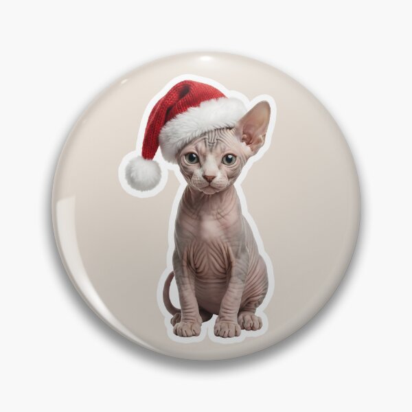 Item preview, Sphynx Baby Cat - Christmas Vibe designed and sold by DAGHO.