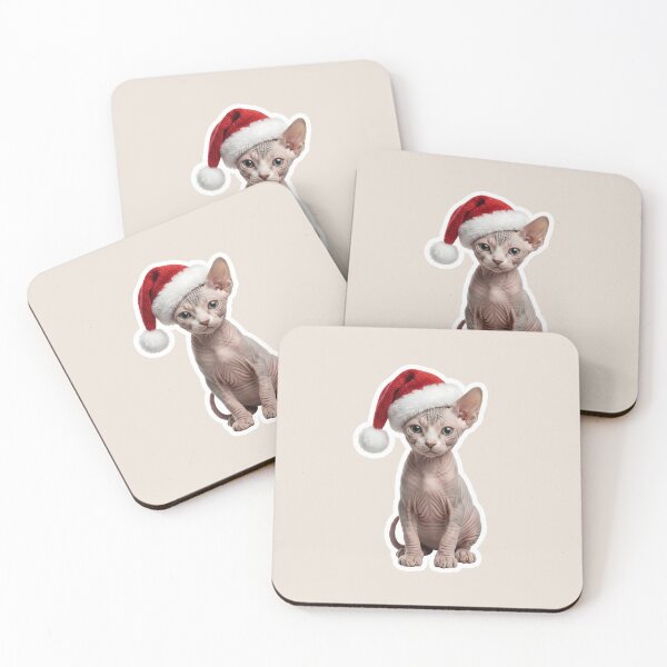 Item preview, Sphynx Baby Cat - Christmas Vibe designed and sold by DAGHO.