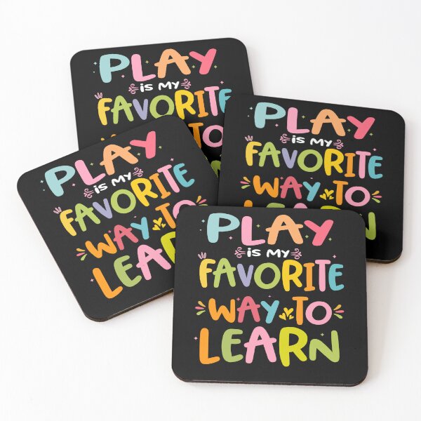 Item preview, Play Is My Favorite Way To Learn Colorful designed and sold by Nocturnal-Vines.