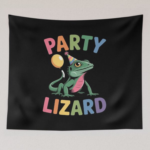 Item preview, Animal Weirdcore Party Lizard Lizard Lizard designed and sold by Rotasiin.