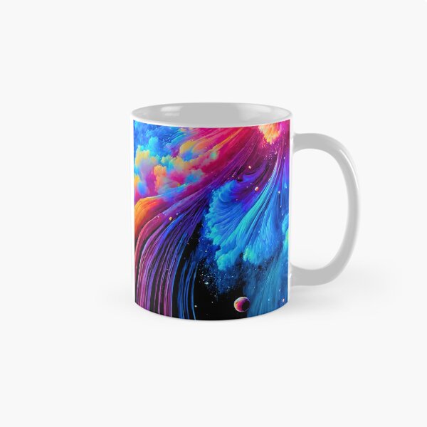 Item preview, Petal Surge | Neon Pink & Blue Square Galaxy Art  designed and sold by TheOuroborean.