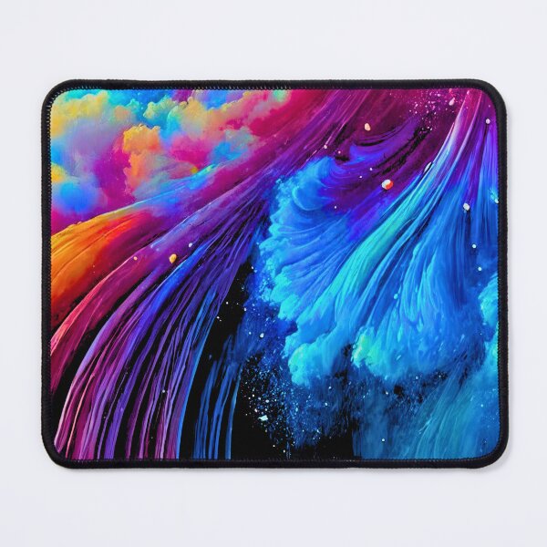 Item preview, Petal Surge | Neon Pink & Blue Square Galaxy Art designed and sold by TheOuroborean.