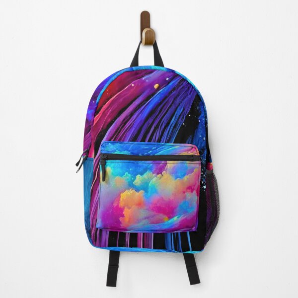 Item preview, Petal Surge | Neon Pink & Blue Square Galaxy Art designed and sold by TheOuroborean.