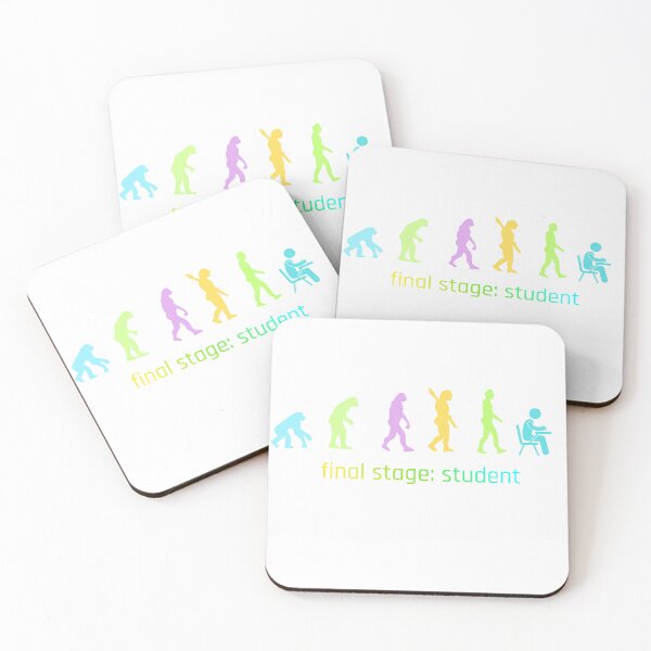 Item preview, Student Evolution Funny Study Silhouette designed and sold by PixeleWhisper.