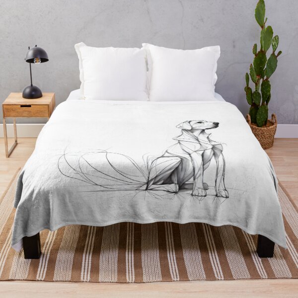 Item preview, Elegant Line Art Dog Illustration designed and sold by SoftyDesigns.