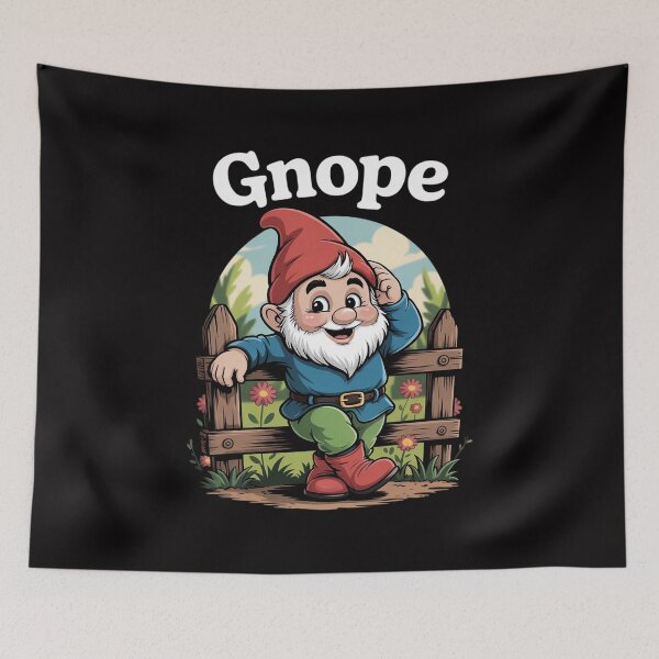 Item preview, Gnope Tomte Garden Gnome Gift Scandinavian Nope designed and sold by GalaFunny.
