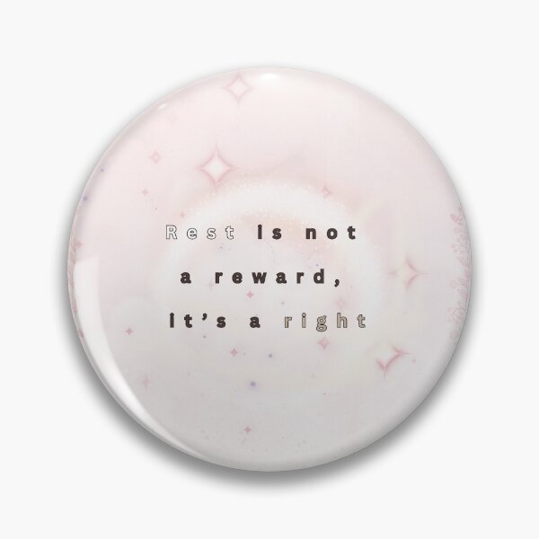 Item preview, Rest Is Not a Reward, It’s a Right – Soft Self-Care Quote Design designed and sold by BlessedStudio31.