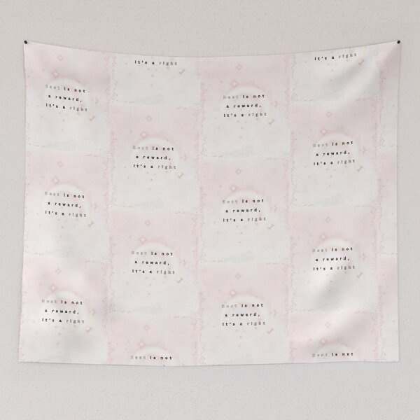 Item preview, Rest Is Not a Reward, It’s a Right – Soft Self-Care Quote Design designed and sold by BlessedStudio31.