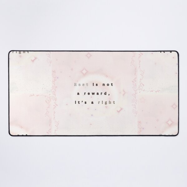 Item preview, Rest Is Not a Reward, It’s a Right – Soft Self-Care Quote Design designed and sold by BlessedStudio31.