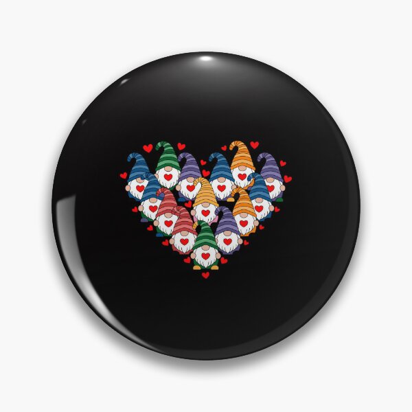 Item preview, gnomes heart love gnome lover gift men women kids girls boys designed and sold by GalaFunny.