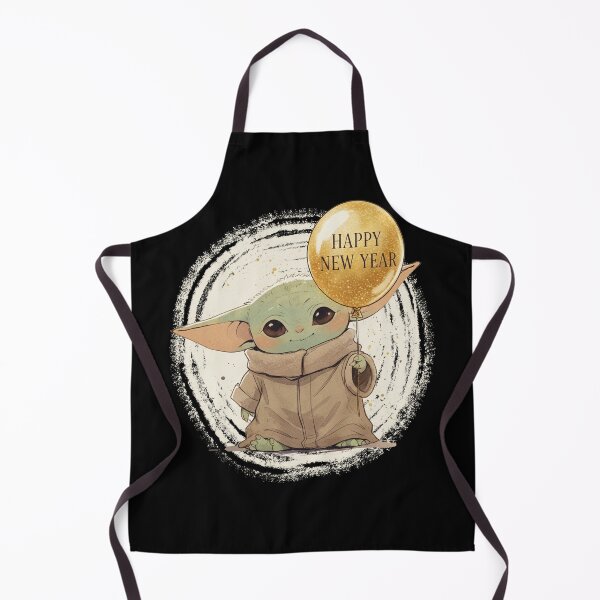 Item preview, GROGU HAPPY NEW YEAR SIGN designed and sold by LIS AND MELIVERSO.