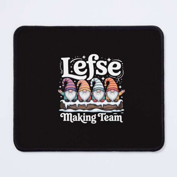 Item preview, Gnome Nisse Tomte Christmas Xmas Lefse Making Team designed and sold by GalaFunny.