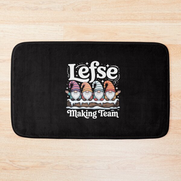 Item preview, Gnome Nisse Tomte Christmas Xmas Lefse Making Team designed and sold by GalaFunny.