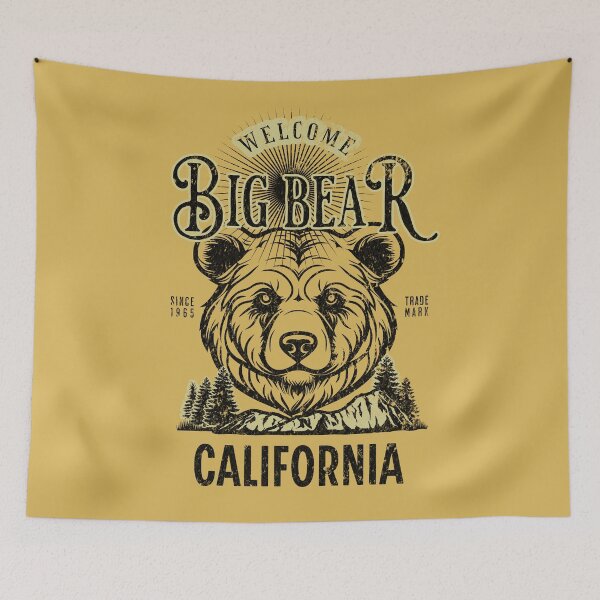 Aperçu de l'œuvre Bienvenue à Big Bear, Californie créée et vendue par scooterbaby.
