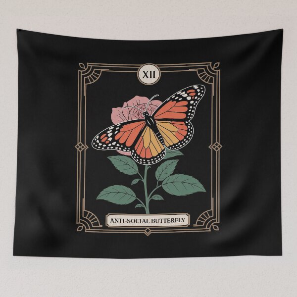 Item preview, Anti-Social Butterfly Tarot designed and sold by LinlinsDemons.