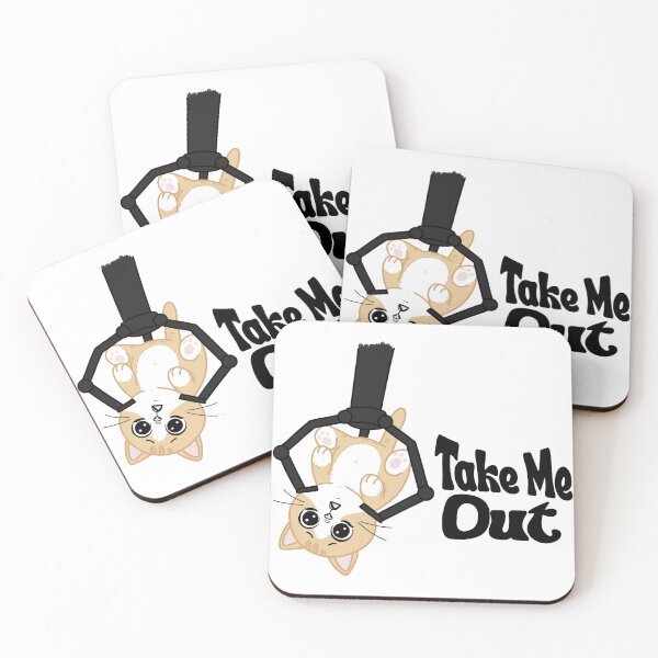 Item preview, Funny Cat Claw Machine Take Me Out T-Shirt Design designed and sold by TiaChintya.