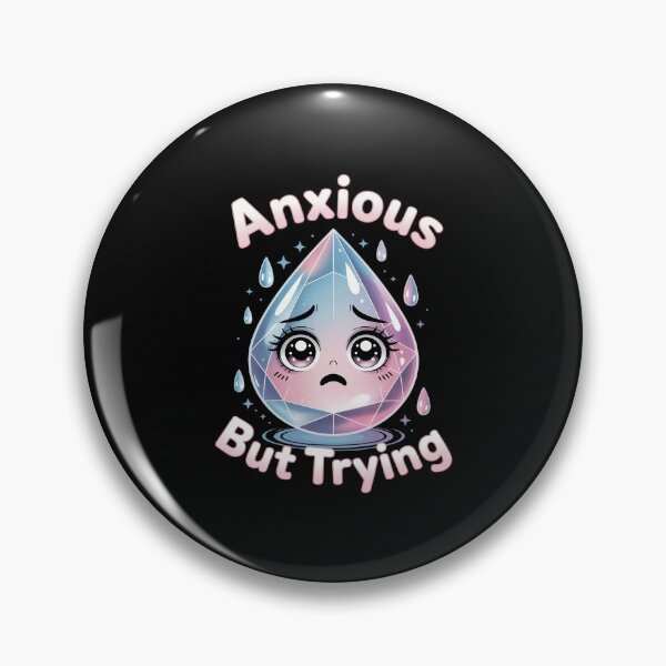 Item preview, Anxious But Trying Still Showing Up designed and sold by LinlinsDemons.