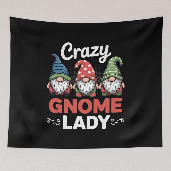 Item preview, Gnome Garden Gnome Lover Crazy Gnome Lady designed and sold by RustsyMin.