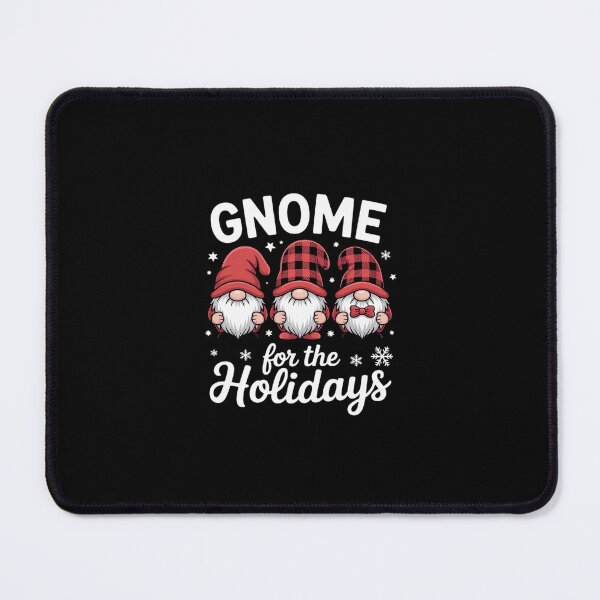 Item preview, Gnome for the Holidays Buffalo Plaid 3 Gnomes Christmas Xmas designed and sold by RustsyMin.