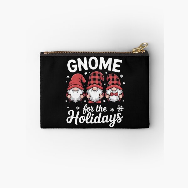 Item preview, Gnome for the Holidays Buffalo Plaid 3 Gnomes Christmas Xmas designed and sold by RustsyMin.