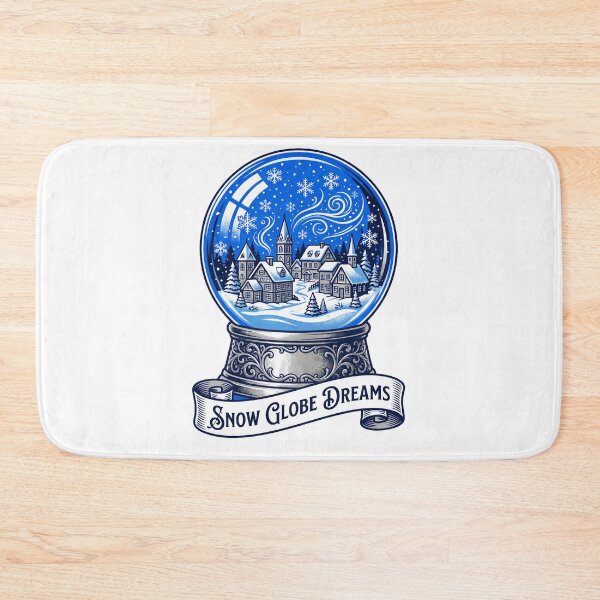 Item preview, SNOW GLOBE DREAMS Vintage Winter Scene designed and sold by Quillway.
