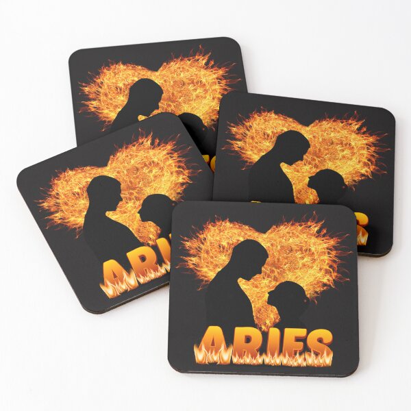 Item preview, burning heart, zodiac sign Aries designed and sold by OLYUS.